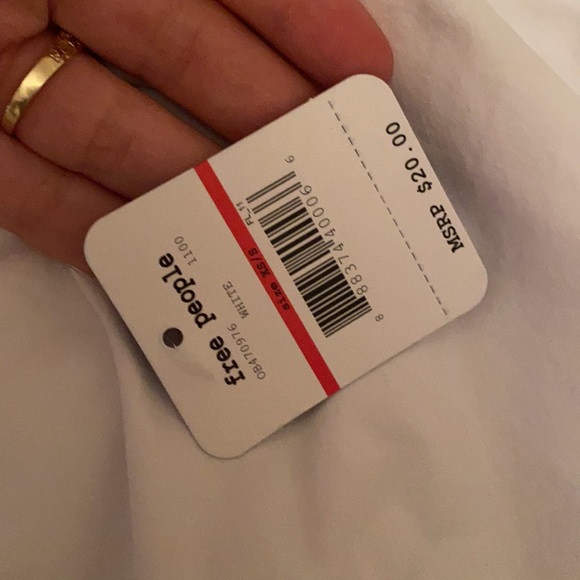 Free people skinny strap crop cami. - Picture 2 of 4